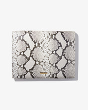 Load image into Gallery viewer, 13" Laptop Clutch - Gray Python