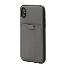 Load image into Gallery viewer, Gray Leather Wallet , iPhone X/XS

