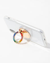 Load image into Gallery viewer, Embellished Rhinestone Ring, Rainbow
