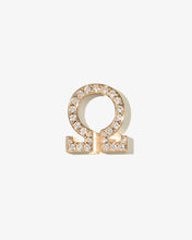 Load image into Gallery viewer, Clear Crystal Embellished Metal Greek Letter Sticker
