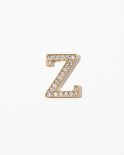 Load image into Gallery viewer, Clear Crystal Embellished Metal Alphabet Sticker
