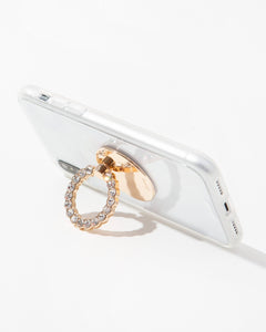 Embellished Rhinestone Ring, Clear